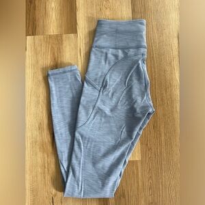 lululemon athletica Heathered Sky Blue High-Rise Leggings